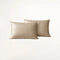 Beige Bambus Putetrekk