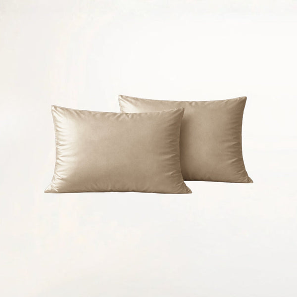 Beige Bambus Kissenbezug
